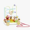 VIGA Træklegetøj med Kuglebane og Drejehjul