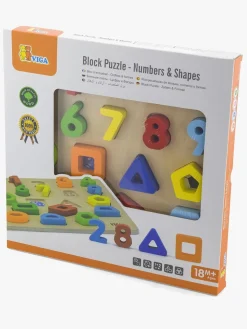 VIGA Trælegetøj Tal og Figurer