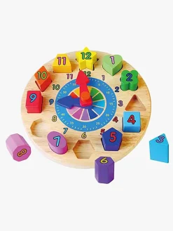 VIGA Træpuslespil Ur