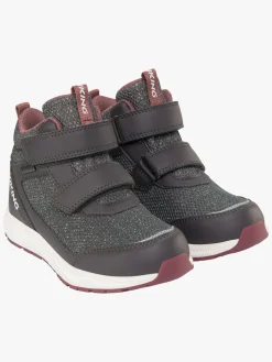 Viking Bouncy Glitter Mid 2V GTX Sneakers, Charcoal