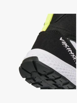 Viking Century Mid 1V SL WP Sneakers, Black/Lime