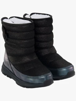 Viking Equip Glitter Pull-On WP Vinterstøvler, Sort