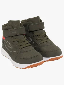 Viking Hovet Mid 1V WP Sneakers, Olive/Red