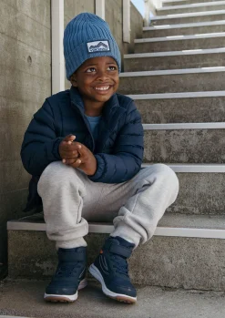 Viking Hovet Mid 1V WP Sneakers, Navy