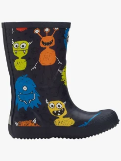 Viking Indie Print Gummistøvler, Navy/Multi