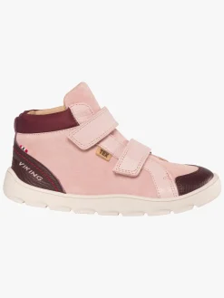 Viking Molde Barefoot Mid TEX 2V Jr Sneakers, Light Pink