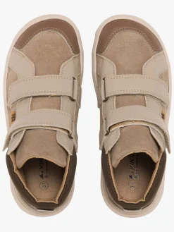 Viking Molde Barefoot Mid TEX 2V Jr Sneakers, Dark Natural