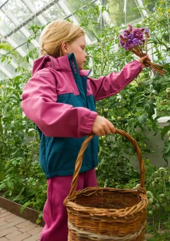 Viking Play Softshelljakke, Plum