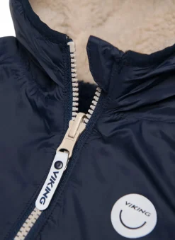 Viking Play  Vendbar Fleecetrøje, Navy