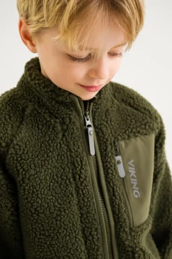 Viking Playtime Fleecetrøje, Olive
