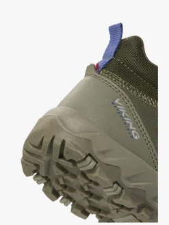 Viking Track Mid WP Sneakers, Olive