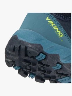 Viking Track Mid WP 2V Sneakers, Navy/Denim