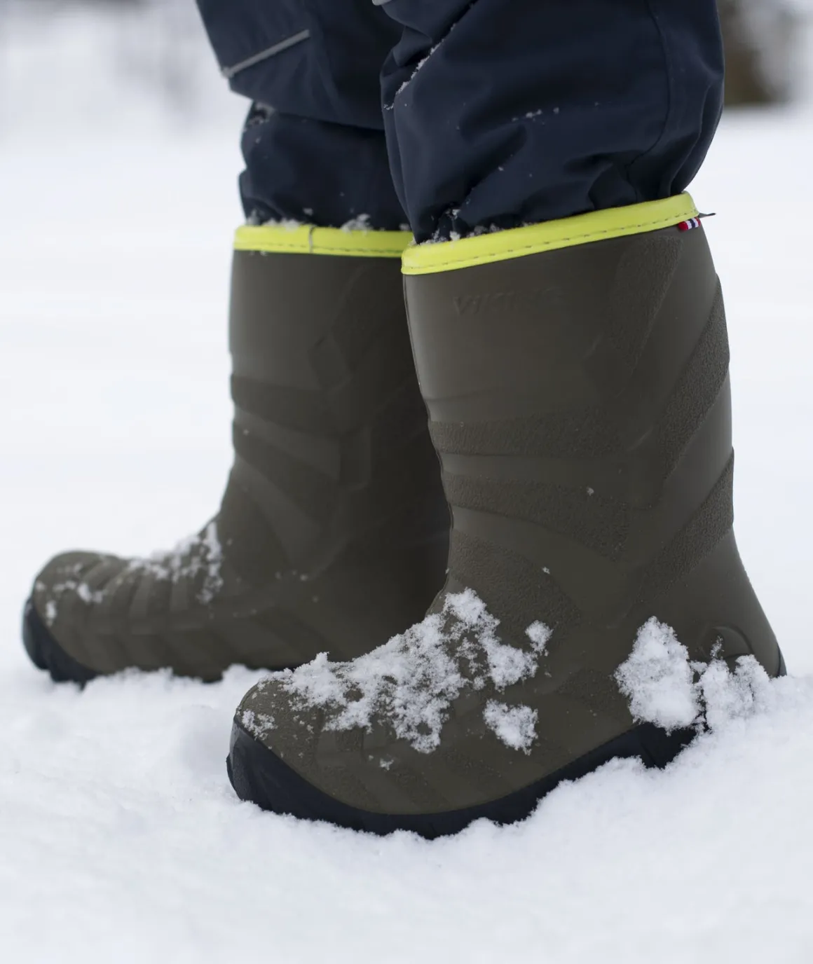 Viking Ultra Forede Gummistøvler, Khaki/Sort