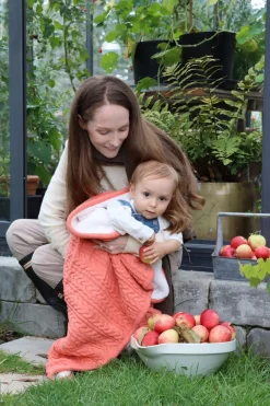 Vinter & Bloom Tæppe Cuddly, Soft Coral