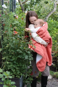 Vinter & Bloom Tæppe Cuddly, Soft Coral