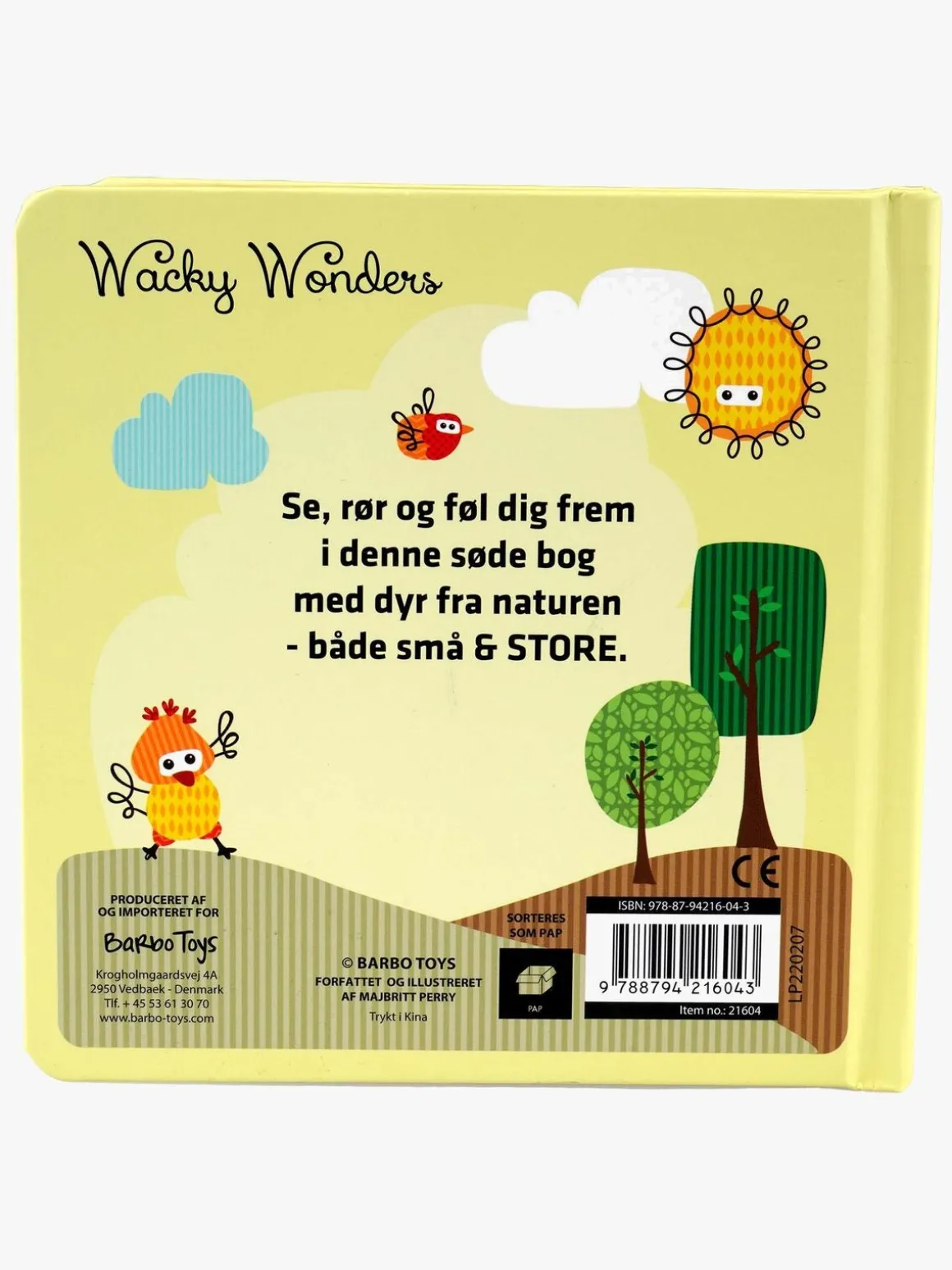 Wacky Wonders - Rør og Føl bog med Dyrevenner