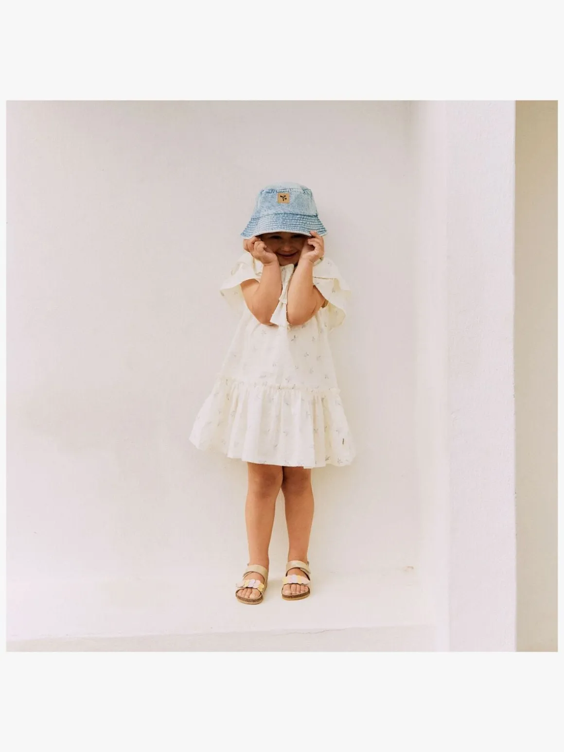 Wheat Clara Sandaler, Grey