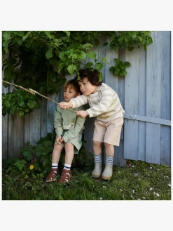 Wheat Elmo Shorts, Green Tea