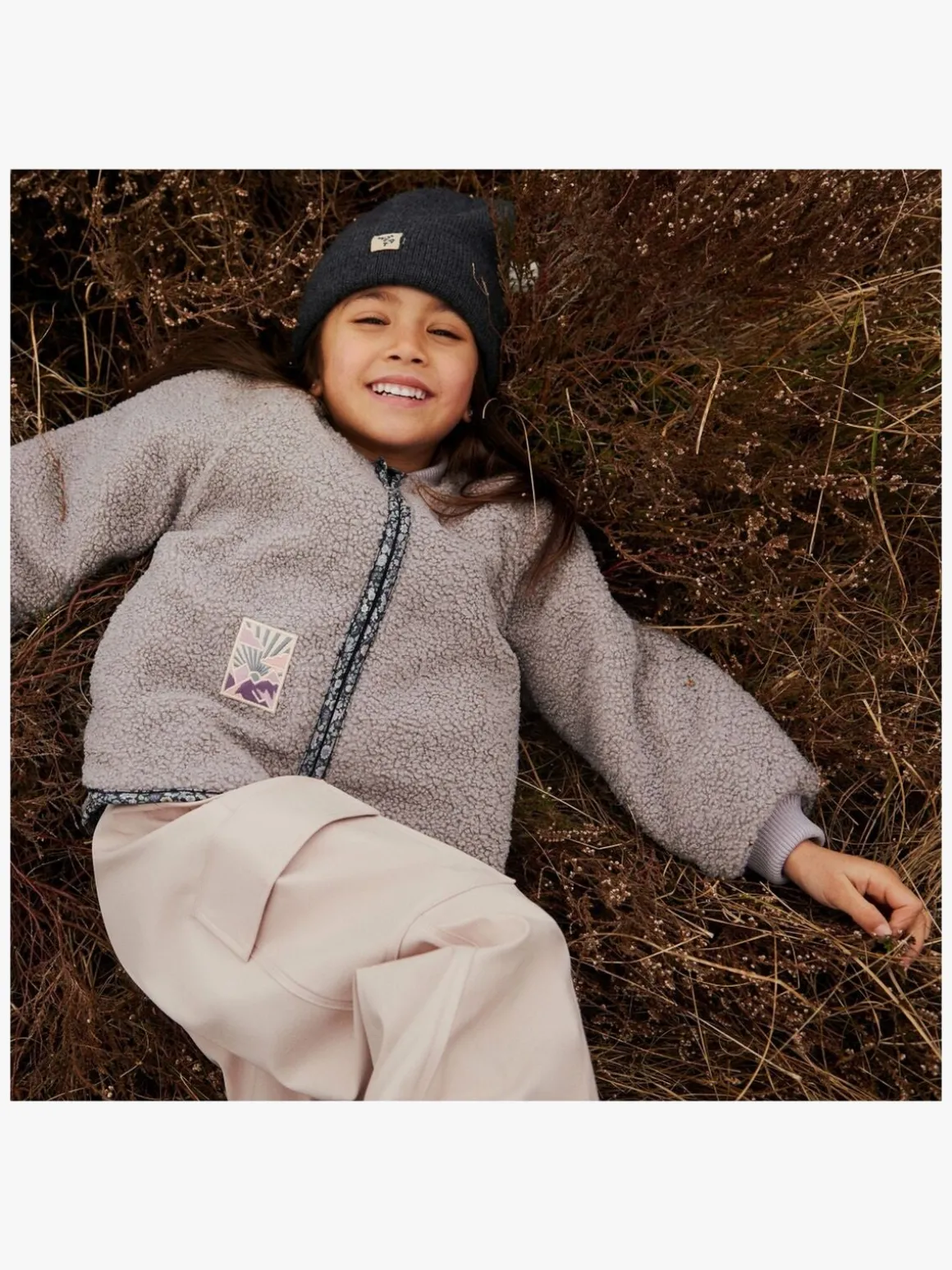 Wheat Lake Vendbar Termojakke, Black Sea Flowers