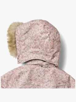 Wheat Mathilde Vinterjakke, Rose Dust Flowers