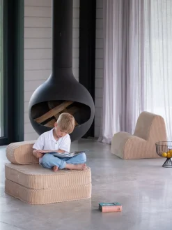 Wigiwama Flip Foldbar Stol 150x60 cm, Brown Sugar