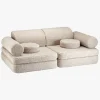 Wigiwama Play Bygbar Sofa 272x156 cm, Biscuit