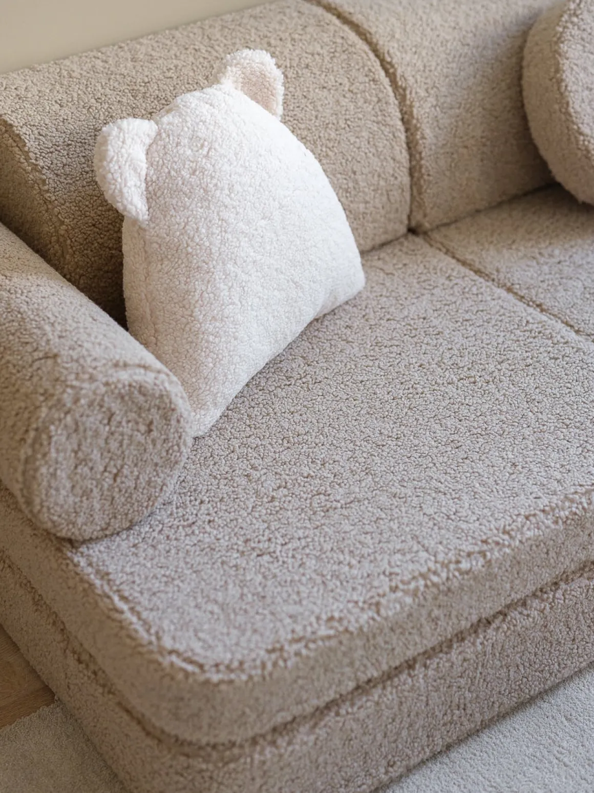 Wigiwama Play Bygbar Sofa 272x156 cm, Biscuit