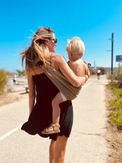 Wildride Bæresele, Brown Linen