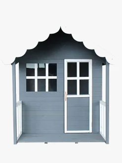 Woodlii Legehus, Grå/Hvid