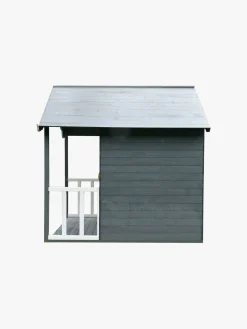 Woodlii Legehus, Grå/Hvid