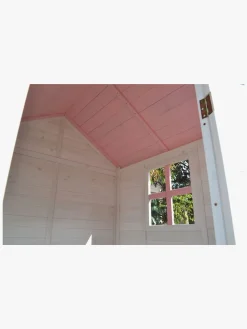 Woodlii Legehus, Hvid/Lyserød