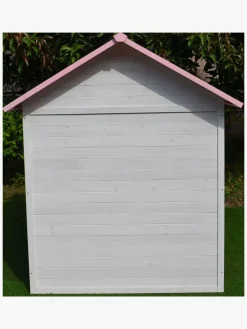 Woodlii Legehus, Hvid/Lyserød