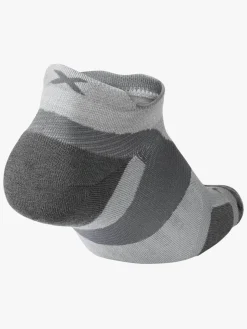 2XU Vectr Merino Light Cushion No Show Strømper, Grå