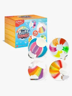 Zimpli Kids Baff Bombz Badebomber Regnbue, Rumskib, Måne & Stjerne